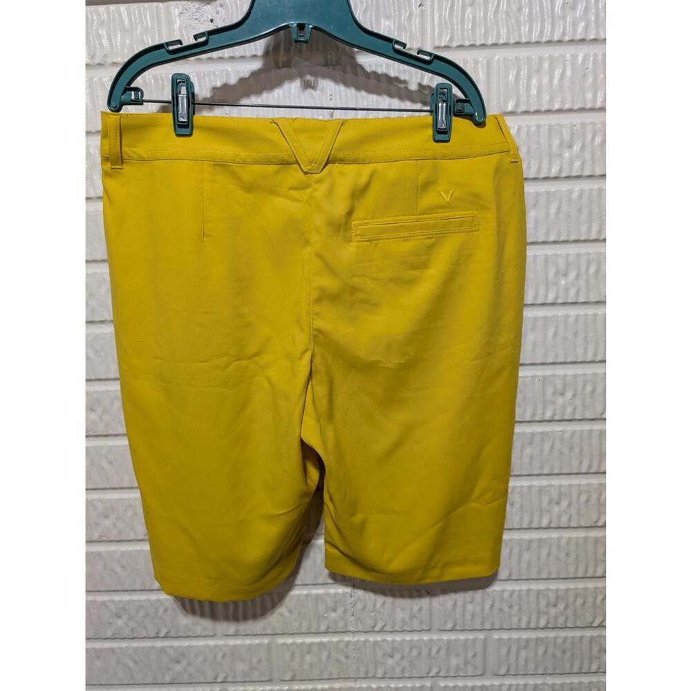 Callaway Women's Yellow Golf Shorts - Size 14 NWT - Picture 2 of 6